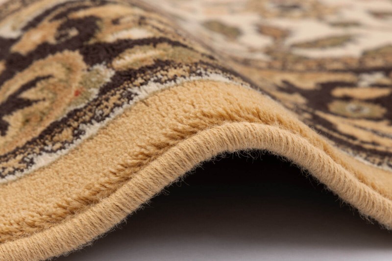 Obszycie wełniane dywanu Agnella Isfahan Itamar krem