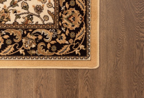 Brzegi dywanu Agnella Isfahan Itamar kolor kremowy