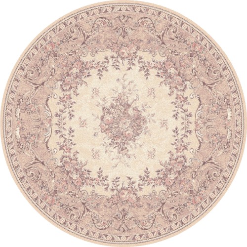 Dywan wełniany koło Agnella Isfahan Dafne alabastrowy