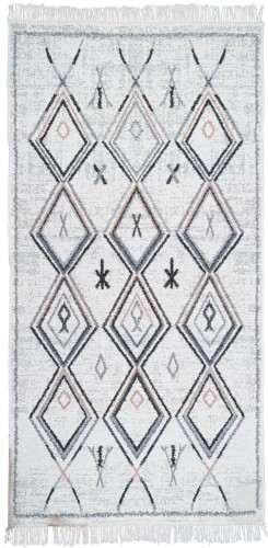 Dywan dwustronny Kilim Modern etno szary