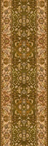 chodnik wełniany Agnella Agnus Hetman oliwka w rozmiarze 1x3 m