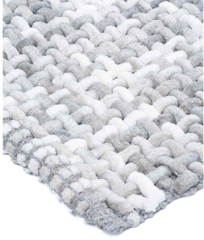 Dywanik łazienkowy Belweder melanż szary wzór