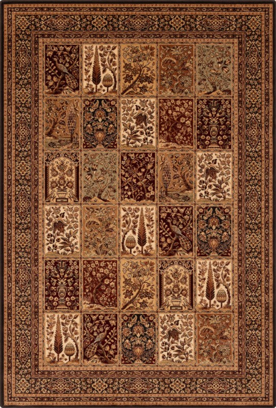 Dywan wełniany klasyczny Agnella Isfahan Timor czarny