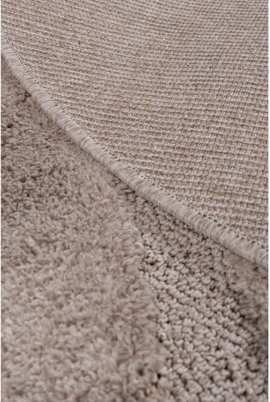 Spód dywanu okrągłego shaggy geometria 3d Pisa romby