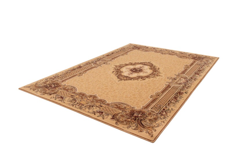 Dywan wełniany Agnella Agnus Nefretete bursztyn rozmiar 2x3 m - zdjęcie pod kątem