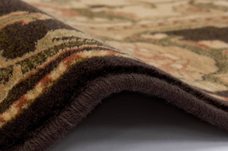 Obszycie wełniane dywanu Agnella Agnus Starosta sahara