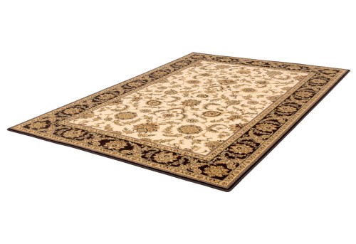 Dywan wełniany klasyczny Agnella Isfahan Anafi kremowy  rozmiar 2x3 m - zdjęcie pod kątem