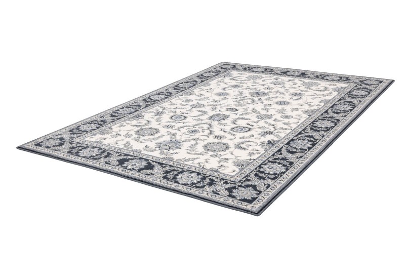 Dywan wełniany klasyczny Agnella Isfahan Anafi biały rozmiar 2x3 m - zdjęcie pod kątem