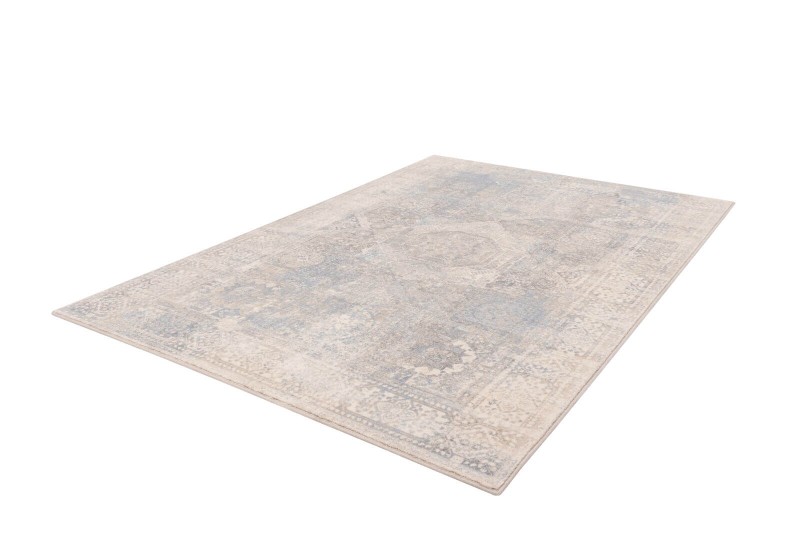 Dywan wełniany vintage Agnella Isfahan Baszra kolor beż rozmiar 2x3 m - zdjęcie pod kątem