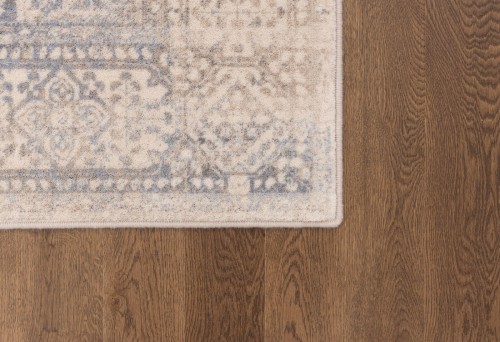 Róg dywanu Agnella Isfahan Baszra kolor beżowy