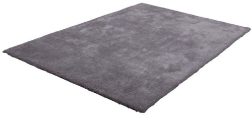 Rzzut z boku na dywan shaggy Ligne Lalee Velvet VEL 500 srebrny