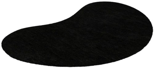 Rzut z boku na czarny dywan nowoczesny Ligne Lalee Comfy COM 800