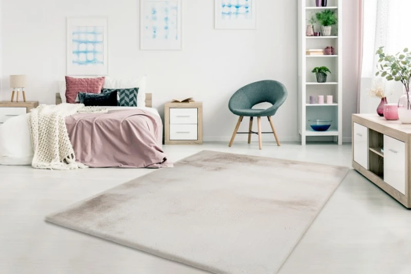 Dywan pluszowy do salonu  Lalee Hides Heaven HEA 800 beige