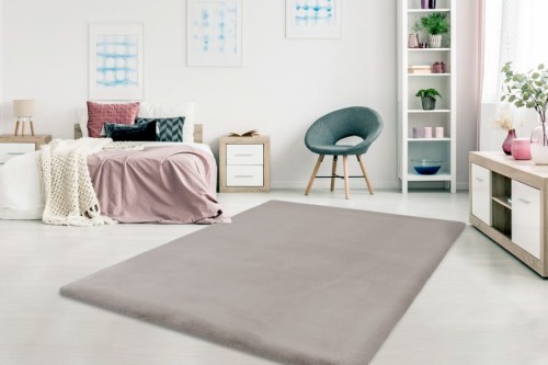 Dywan pluszowy do salonu Lalee Hides Heaven HEA 800 taupe