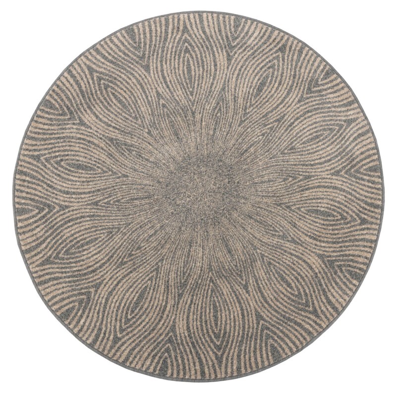 Dywan okrągły wełniany Agnella Isfahan Nasto popiel