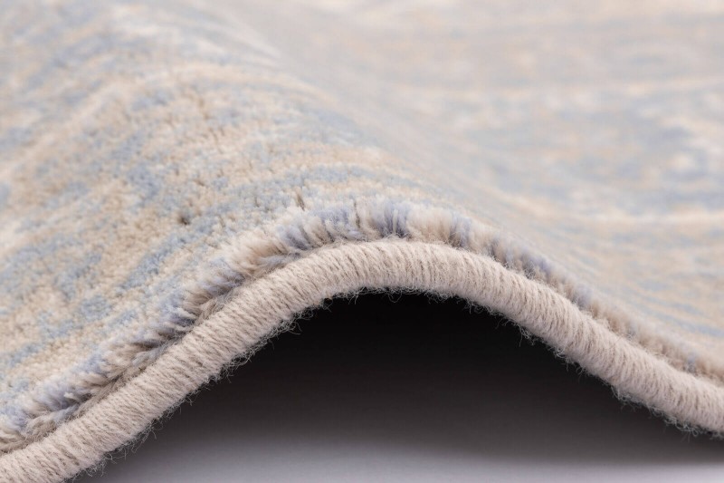 Dywan wełniany vintage Agnella Isfahan Junona beż - zdjęcie obszycia dywanu