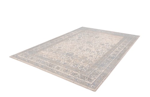 Dywan wełniany vintage Agnella Isfahan Junona beż - zdjęcie pod kątem