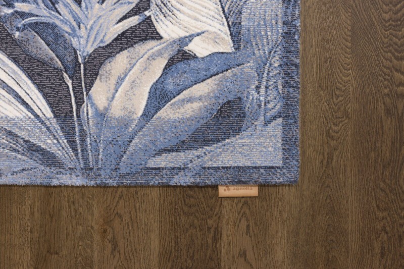 Dywan nowoczesny Agnella Regius Marceline niebieski - róg