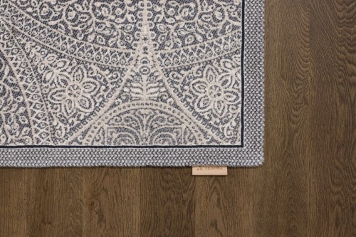 Dywan wełniany Agnella Regius Aurora szary - róg