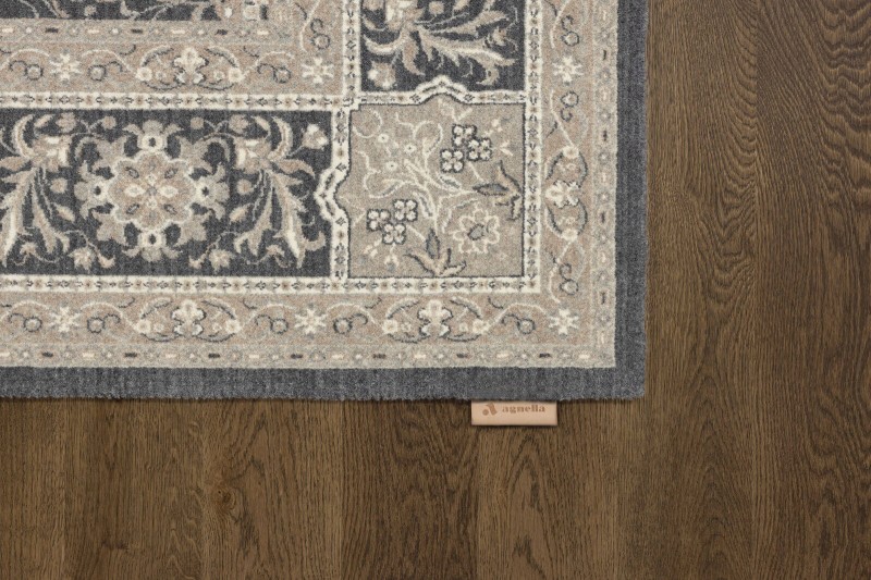 Dywan wełniany Agnella Regius Oskar grafitowy - róg