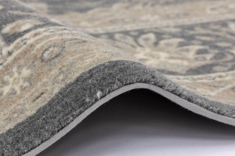 Dywan wełniany Agnella Regius Oskar grafitowy - brzeg