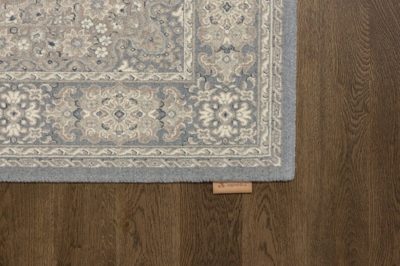 Dywan tradycyjny Agnella Regius Baronet popielaty - róg