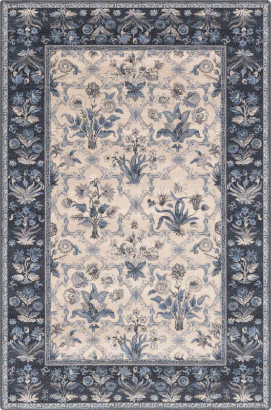 Dywan wełniany Agnella Isfahan Olandia niebieski 01.jpg