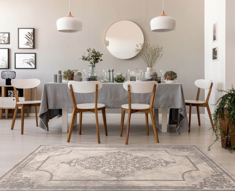 Dywan wełniany Agnella Isfahan M Astan popielaty 02.jpg