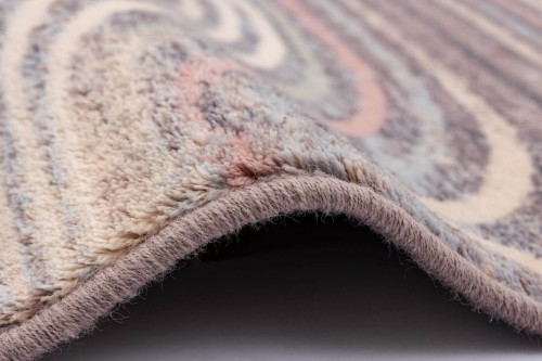 Obszycie wełniane dywanu Agnella Isfahan Sewilla w kolorze wrzosowym