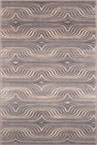 Dywan wełniany nowoczesny Agnella Isfahan Sewilla kolor wrzosowy