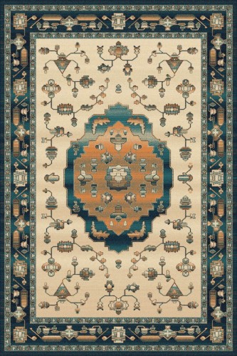 Dywan wełniany Agnella Agnus Tonati szmaragd (binding)
