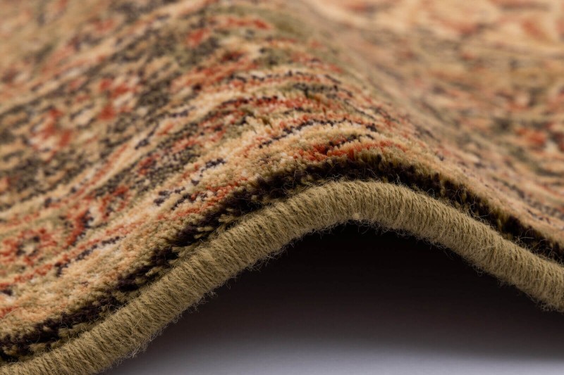 Obszycie wełniane  dywanu Agnella Agnus Namak kolor oliwka