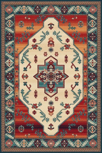 Dywan wełniany Agnella Isfahan Tereus szmaragd 01.jpg