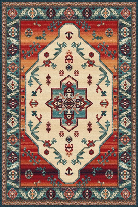 Dywan wełniany Agnella Isfahan Tereus szmaragd 01.jpg