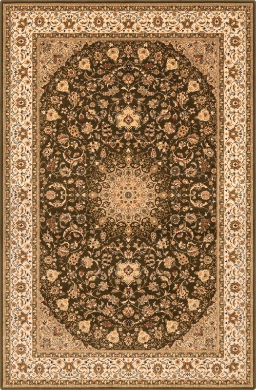Dywan wełniany Agnella Isfahan Segowia jasny khaki 01.jpg