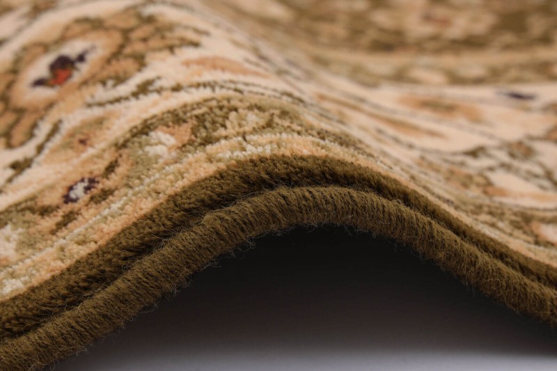 Dywan wełniany Agnella Isfahan Segowia jasny khaki 04.jpg