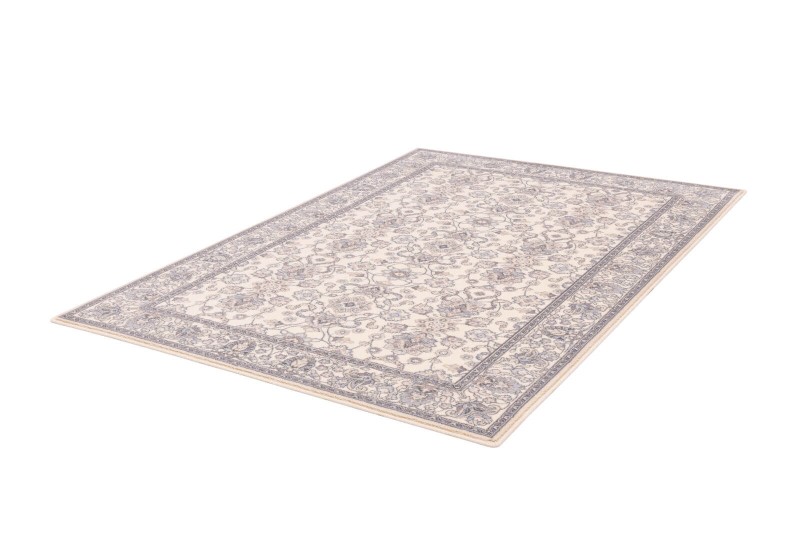 ISFAHAN_KANTABRIA_alabastrowy_alabaster_Róg dywanu Agnella Isfahan Kantabria w kolorze alabastrowym w rozmiarze 1,6x2,4 m - zdjęcie pod kątem