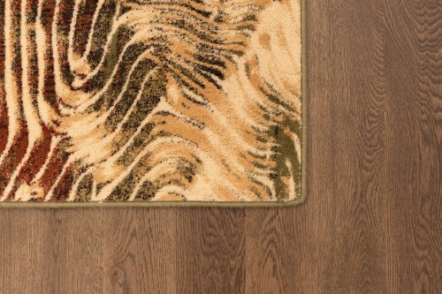 Brzeg dywanu Agnella Isfahan Ornan kolor sahara