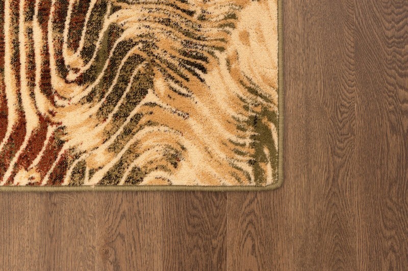 Brzeg dywanu Agnella Isfahan Ornan kolor sahara