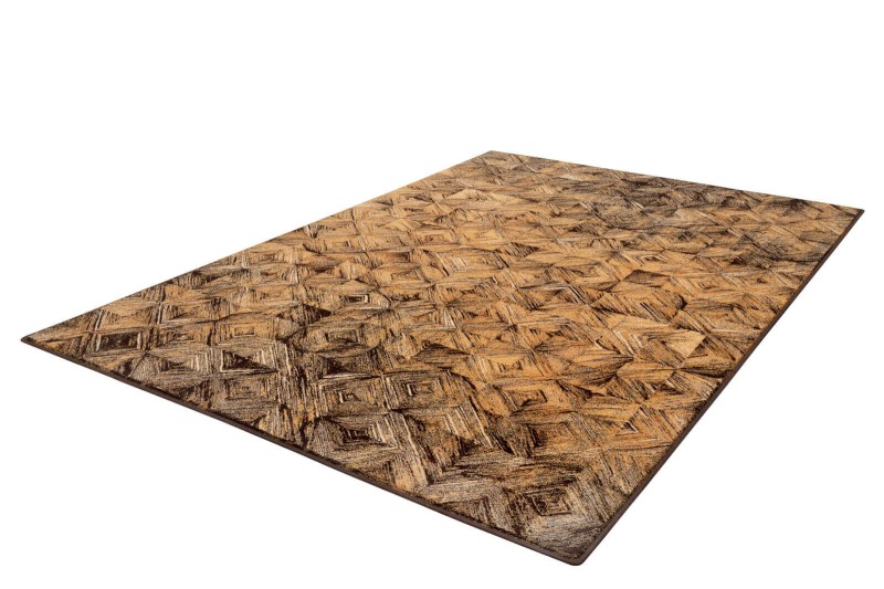 Dywan z wełny Agnella Isfahan Estera kolor sahara rozmiar 2,00x3,00 m - zdjęcie pod kątem