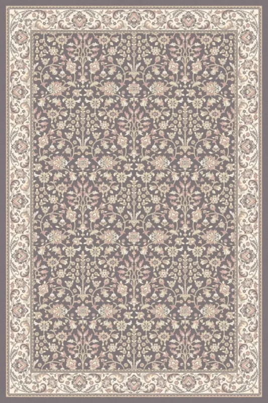 Dywan wełniany klasyczny Agnella Isfahan Itamar kolor antracytowy