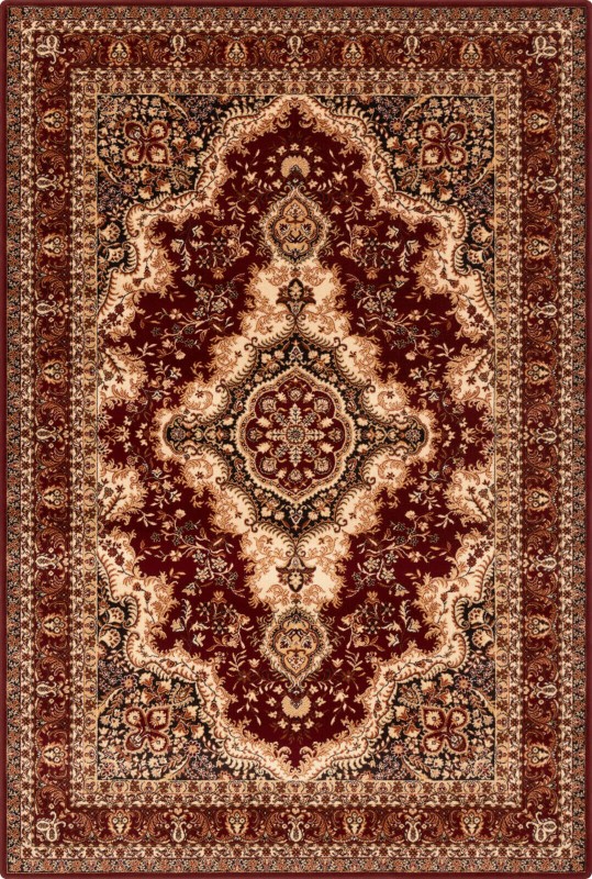 Dywan wełniany klasyczny Agnella Isfahan Almas kolor rubin