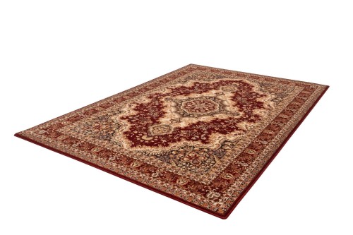 Dywan z wełny Agnella Isfahan Almas kolor rubin rozmiar 2x3 m - zdjęcie pod kątem