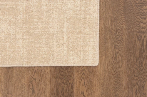 Dywan wełniany nowoczesny Agnella Ballata Alova w kolorze beżowym - róg dywanu