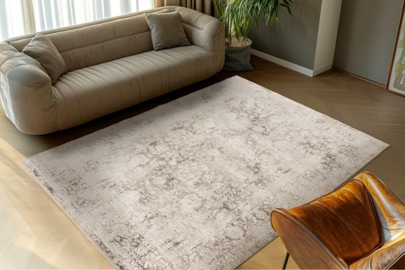 Dywan vintage Obsession Bella BEA 233 szary w salonie