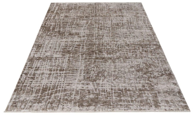 Rzut z przodu na dywan nowoczesny Obsession Bella BEA 235 taupe