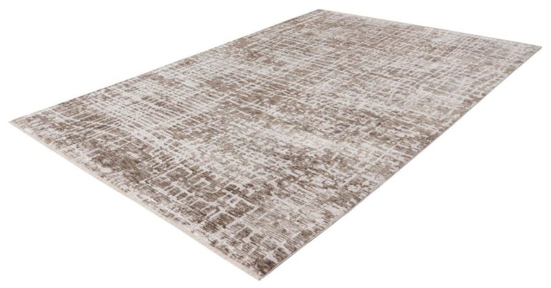 Rzut z boku na dywan nowoczesny Obsession Bella BEA 235 taupe