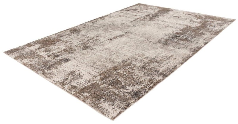 Rzut z boku na dywan vintage Obsession Bella BEA 237 taupe