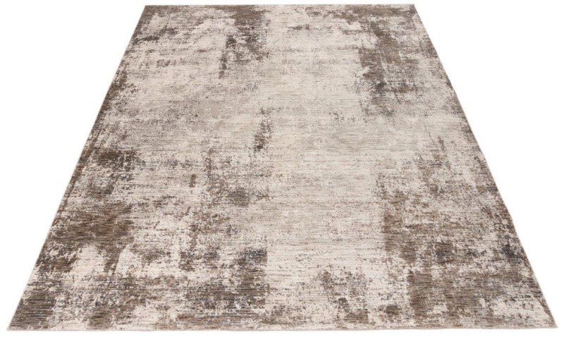 Rzut z przodu na dywan vintage Obsession Bella BEA 237 taupe