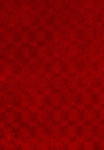 Dywan pluszowy Obsession Diamond Cut DMC 800 czerwony